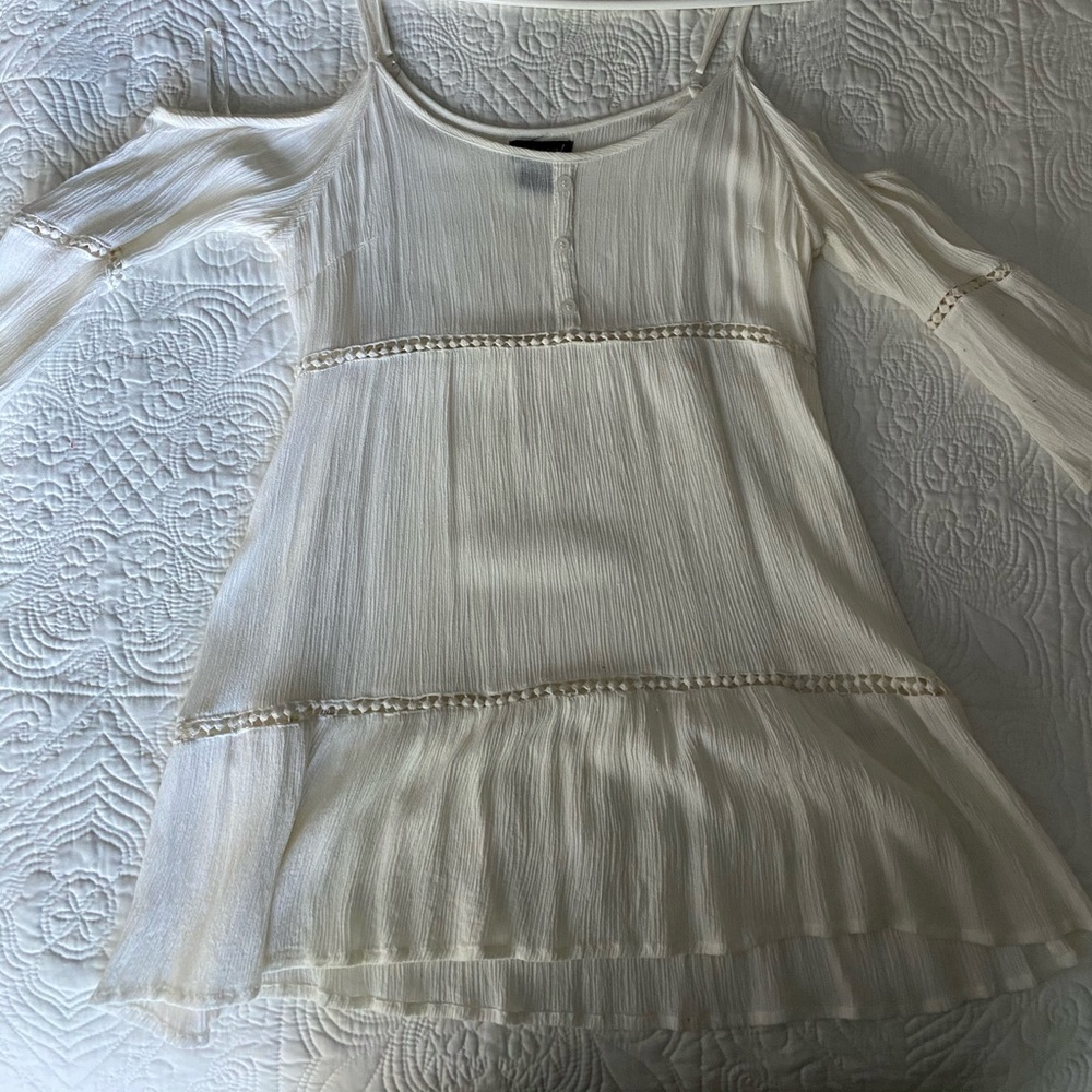 White off the shoulder top